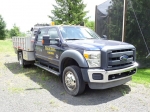 2012 FORD Model F-550, 4x4 Crew Cab Flatbed Dump Truck