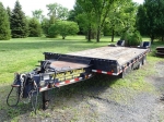 1996 EAGER BEAVER Model 20XPT, 20 Ton Tandem Axle Tag-A-Long Trailer